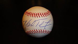 Mark Teixeira Signed Autographed Official Major League Baseball GAI 