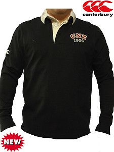 New Mens Canterbury of New Zealand CCC CNZ 1904 Long Sleeve Rugby Top 