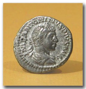 Caracalla Silver Denarius Rome Mint 205 Ad