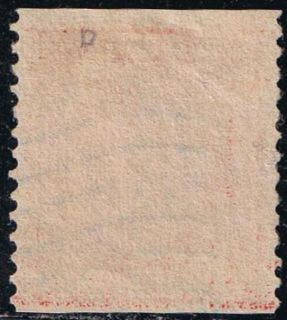 USA STAMP #353 2c carmine 1909 Coil Stamp Used