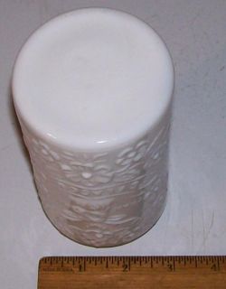 HTF Label Deer Stag Head Flaccus Milk Glass Fruit Mason Canning Jar 
