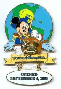 Captain Mickey Tokyo Disney Seas Opening Day Dave Smith Disney Le Pin 