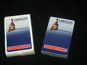 TWA and Carolans Irish Cream Liqueur Playing Cards