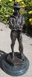 True Blue Carl C Kauba Bronze Figure WWI Soldier Figure Art Militaria 