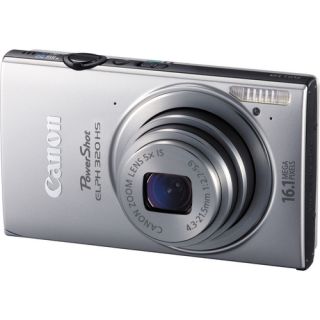 Canon PowerShot ELPH 320 HS Digital Camera Silver Brand New USA 