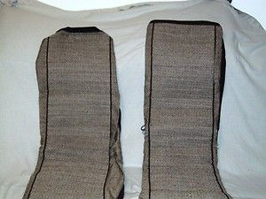   Low Back Bucket Seat Covers Car or Truck No Headrest Covers Tan