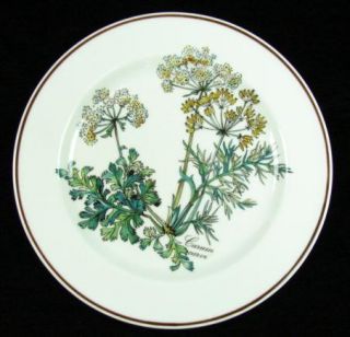   Botanica Bread Dessert Plates Carum Carvi Caraway Porcelain