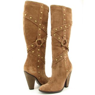 Carlos Santana Deseo Womens Sz 8 Brown Coppertone SDE Boots Knee Shoes 