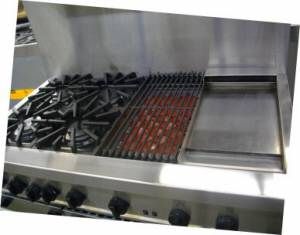 Thermador 48 inch Stainless Steel Range 4 Burners Grill Griddle