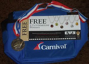 Carnival cruise Lines Cooler, Medallion, and free EFFY coupon
