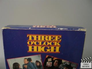 Three OClock High VHS Casey Siemaszko Anne Ryan Richard Tyson Jeffrey 