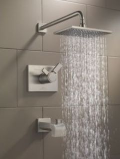   up with the touch of a finger thermostatic control raincan showerhead