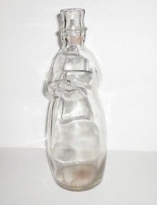 Carrie Nation Figural glass Bottle PAT 81611 Owens Illinois Glass Co 