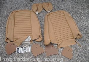 Triumph TR6 1973 1976 Seat Back and Headrest Covers