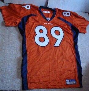 2003 NFL Broncos Jersey 89 Worn by Dwayne Carswell
