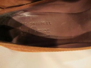 Car Shoe Prada Brown Suede Loafers High Wedge Platform Shoes 38 8 Worn 