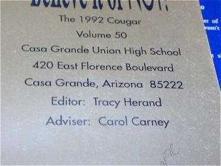 1992 Casa Grande Union High School Yearbook