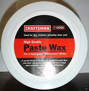 Craftsman High Quality Carnauba Paste Wax 10990