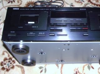 Yamaha Natural Sound KX W392 Dual Cassette Player Deck