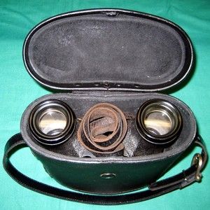 Binoculars Nautical WWII U s Navy 6x30 Leather Case Universal Camera 