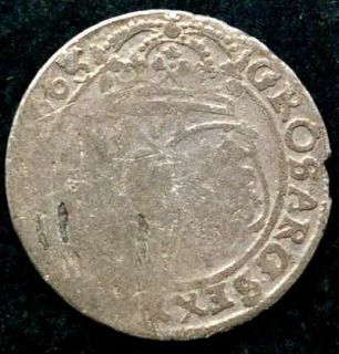   grossus 1663 silver coin ioan casimir we sell authentic coins only