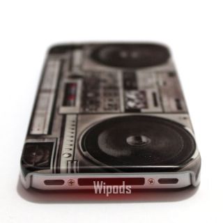 Vintage Radio Cassette Tape Recorder Player Hard Case Cover for iPhone 