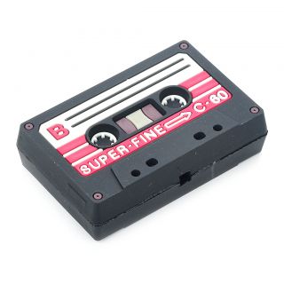 Unique Mini Cassette Tape Shaped Headset Cables Organizer Winder 
