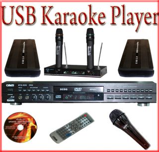 Karaoke Player Cavs 203 G USB Mic Music Songs Free Digital Hard Drive 
