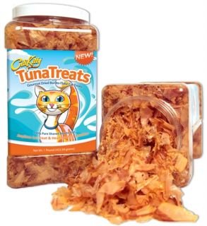   JUMBO JUG**   1 POUND of TunaTreats Bonito Flakes   Cats Love Them