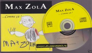 Max Zola Comme CA CD French Album RARE 12 Songs