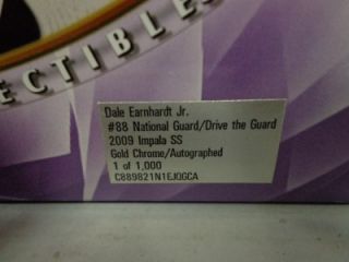   Earnhardt Jr 88 Impala SS National Guard Signed 1 24 1000 Made
