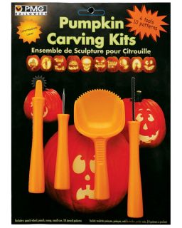   pumpkin carving. Kit includes 4 carving tools and 10 patterns for you