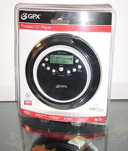 GPX PC800 Portable CD CD RW  w LCD Display Player