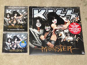 KISS MONSTER COMBO BEST BUY &  CD VERSIONS + SEALED VINYL LP 