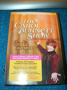 Carol Burnett Show Favorites Limited Edition Collector Set 7 DVDs 18 