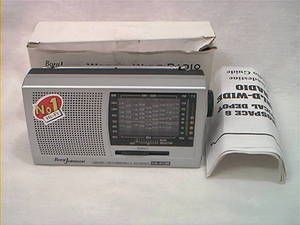 1980S 1990S VINTAGE BORG JOHNSON 12 BAND WORLD TRANSISTOR RADIO MINT 