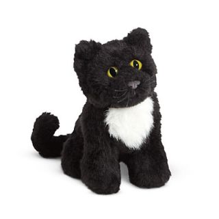 American Girl Carolines Pet Cat, Inkpot for Dolls Black Furry Kitten 