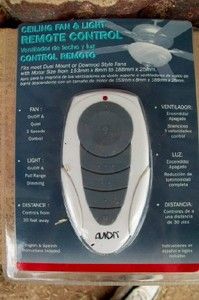 Universal Ceiling Fan & Light Remote Control Avion 3 Speed Dimming New 