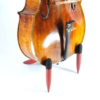 Frederick Wooden Cello Stand   Cherry Mahogany