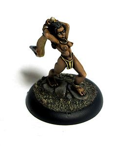 Reaper Miniatures Female Cavewoman Sexy Warrior Adventurer Pro Painted 