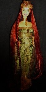 Celtic Goddess Brigit Poetry Prophecy Fire Protection OOAK Barbie Doll 
