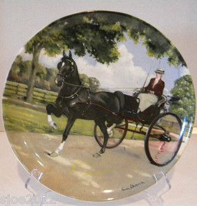 Noble Horse Series Spode 1989 Susie Whitcombe Hackney Collectors Plate 
