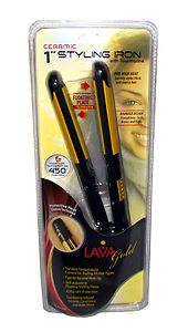 Lava Gold 1 Ceramic Styling Iron Professional Floating Plate w 