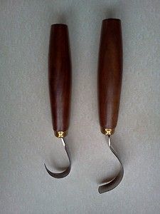 Wood Carving Hook Knife Set of Two Manufacturer Unknown Woodworking 