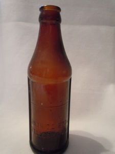 Certo Pectin Amber Brown Glass Bottle