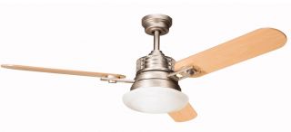 Kichler 52 Structures 52 Ceiling Fan Model 300009NI in Brushed 