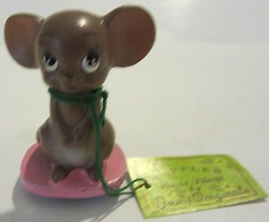 Josef Originals Mouse Village Toppler Ceramic Mouse Figurine Japan 