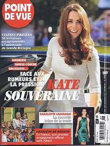  Magazine Kate Middleton Charlotte Casiraghi Charlene de Monaco