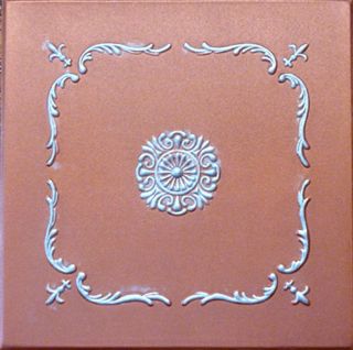 Amazing Styrofoam Ceiling Tiles R43SC Silver Copper Easy Glue up