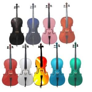 Natural Red Green Gold Black Blue Pink Purple Cello